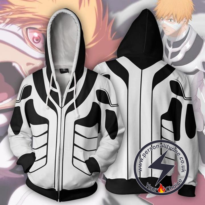 Bleach Hoodies - Ichigo Fullbring Form Zip Up Hoodie Jacket